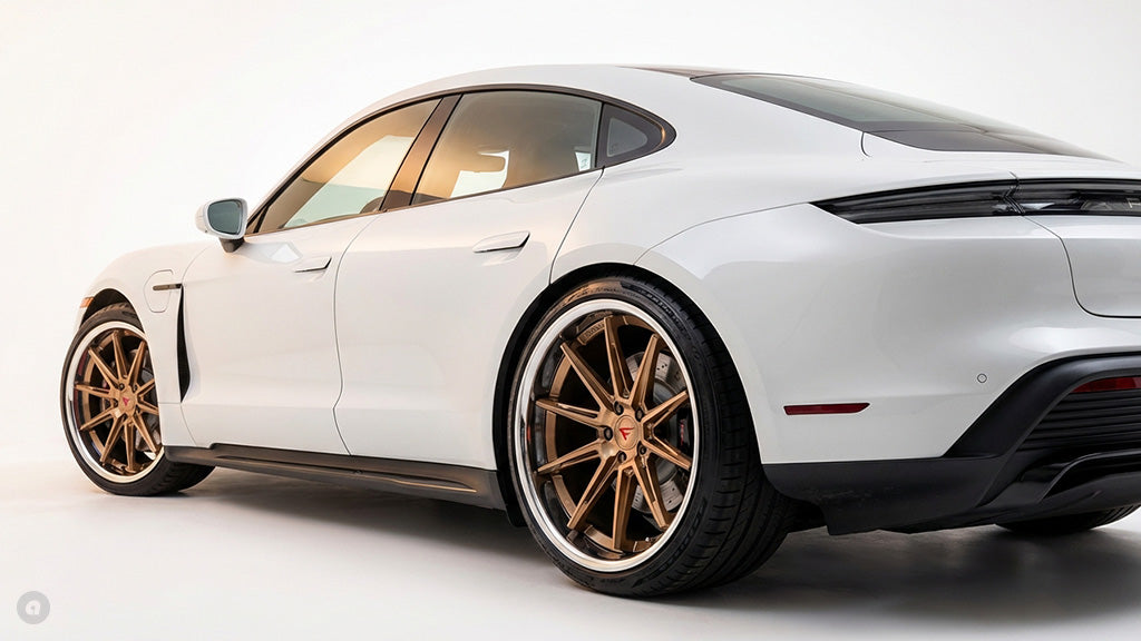 20" Ferrada Wheels CM2 Brushed Cobre with Chrome Lip Rims