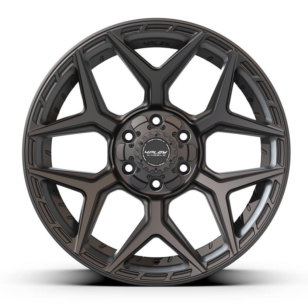 4P06 20x10 Satin Black WHEELS