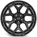 4P06 22x10 Gloss Black w/ Brushed Face & Tinted Clear WHEELS