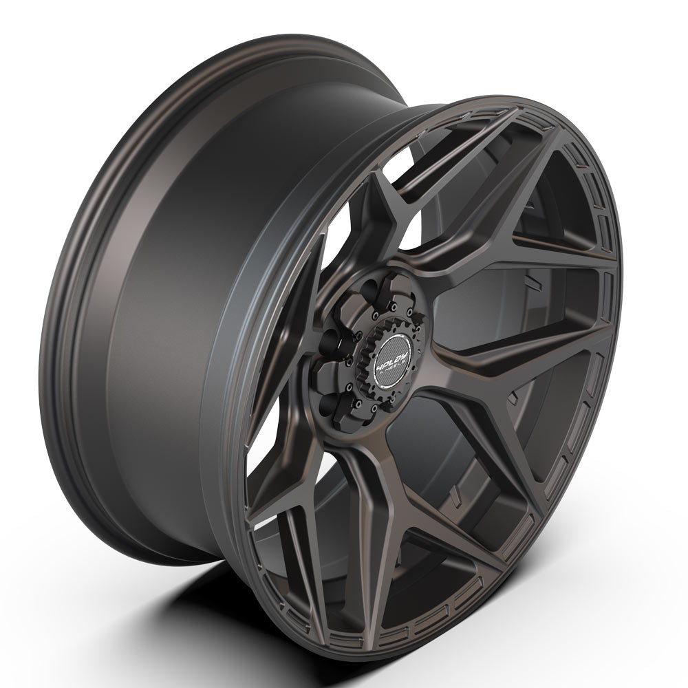 4P06 22x10 Satin Black WHEELS