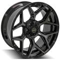 4P06 22x10 Gloss Black w/ Brushed Face & Tinted Clear WHEELS