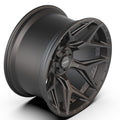 4P06 22x12 Satin Black WHEELS
