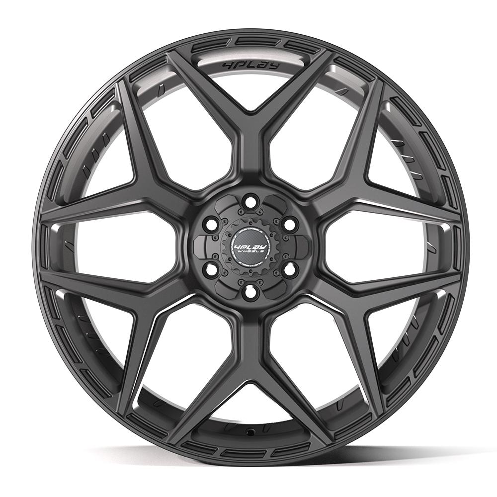 4P06 24x10 Satin Black WHEELS