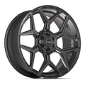 4P06 24x10 Satin Black WHEELS