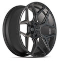 4P06 24x10 Satin Black WHEELS