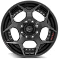 4PLAY Wheel for Ford 4P50 Brushed Black Rim