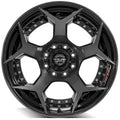 4PLAY Wheel for Ford 4P50 Brushed Black Rim