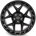 4P55 20x12 Gloss Black w/ Brushed Face & Tinted Clear WHEELS