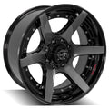 4PLAY Wheel for Ford 4P60 Brushed Black Rim