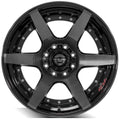 4PLAY Wheel for Ford 4P60 Brushed Black Rim