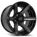 4PLAY Wheel for Ford 4P60 Brushed Black Rim
