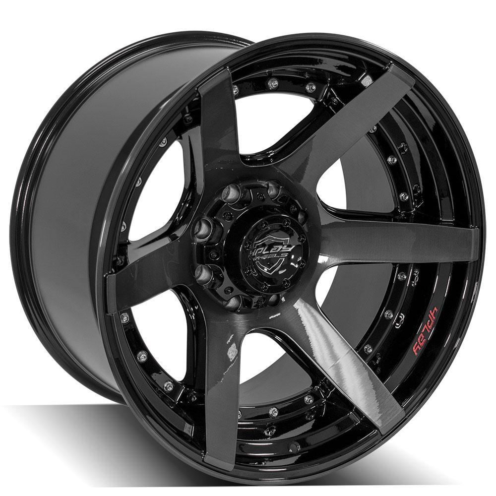 4PLAY Wheel for Ford 4P60 Brushed Black Rim