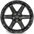 4P63 22x10 Gloss Black w/ Brushed Face & Tinted Clear WHEELS