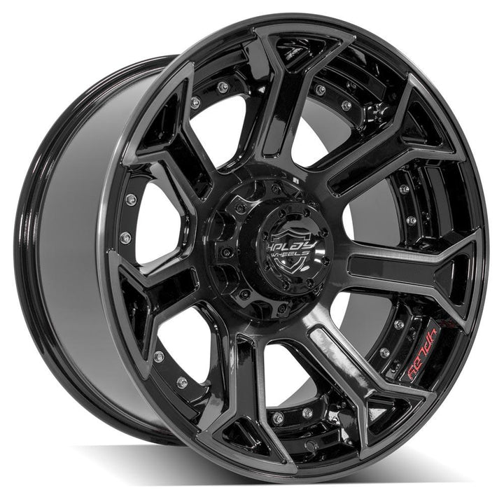 4PLAY Wheel for GM-Ford-Lincoln-Nissan-Toyota 4P70 Brushed Black