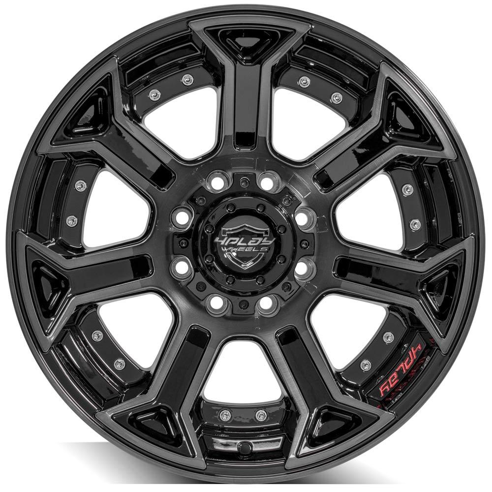 4PLAY Wheel for Ford 4P70 Brushed Black Rim