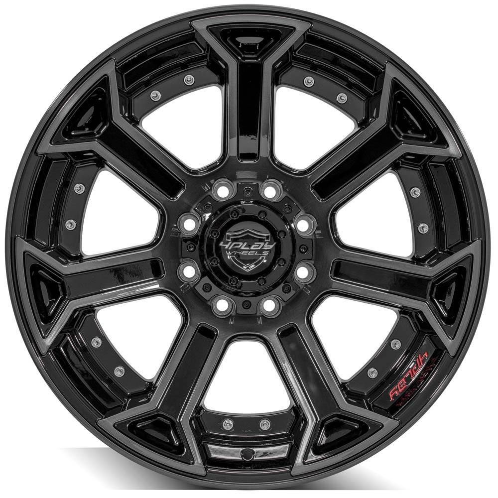 4PLAY Wheel for Ford 4P70 Brushed Black Rim