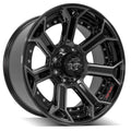4PLAY Wheel for Ford 4P70 Brushed Black Rim