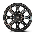 4P83 20x9 Gloss Black w/ Brushed Face & Tinted Clear WHEELS