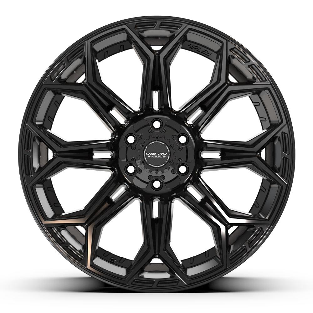 4P83 22x12 Gloss Black WHEELS