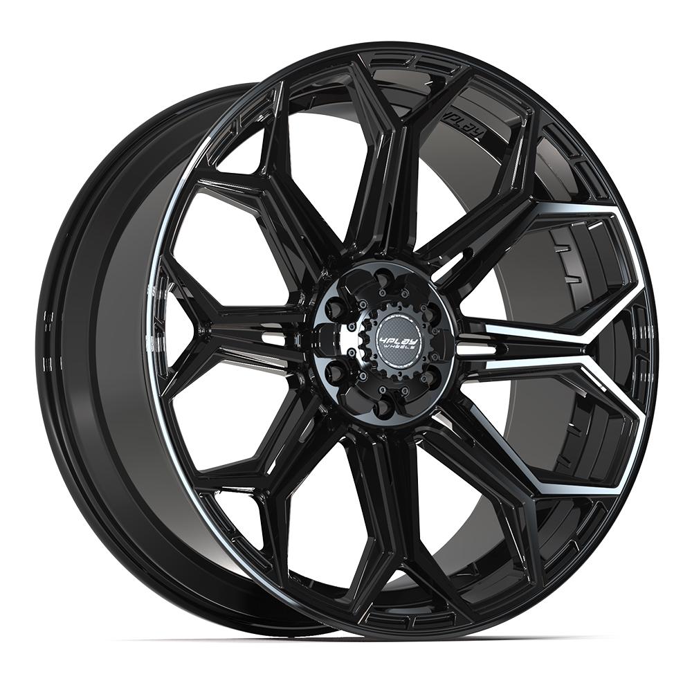 4P83 24x10 Gloss Black WHEELS