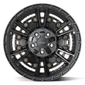 4PS01 17x9 Satin Black  WHEELS