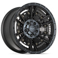 4PS01 17x9 Satin Black  WHEELS