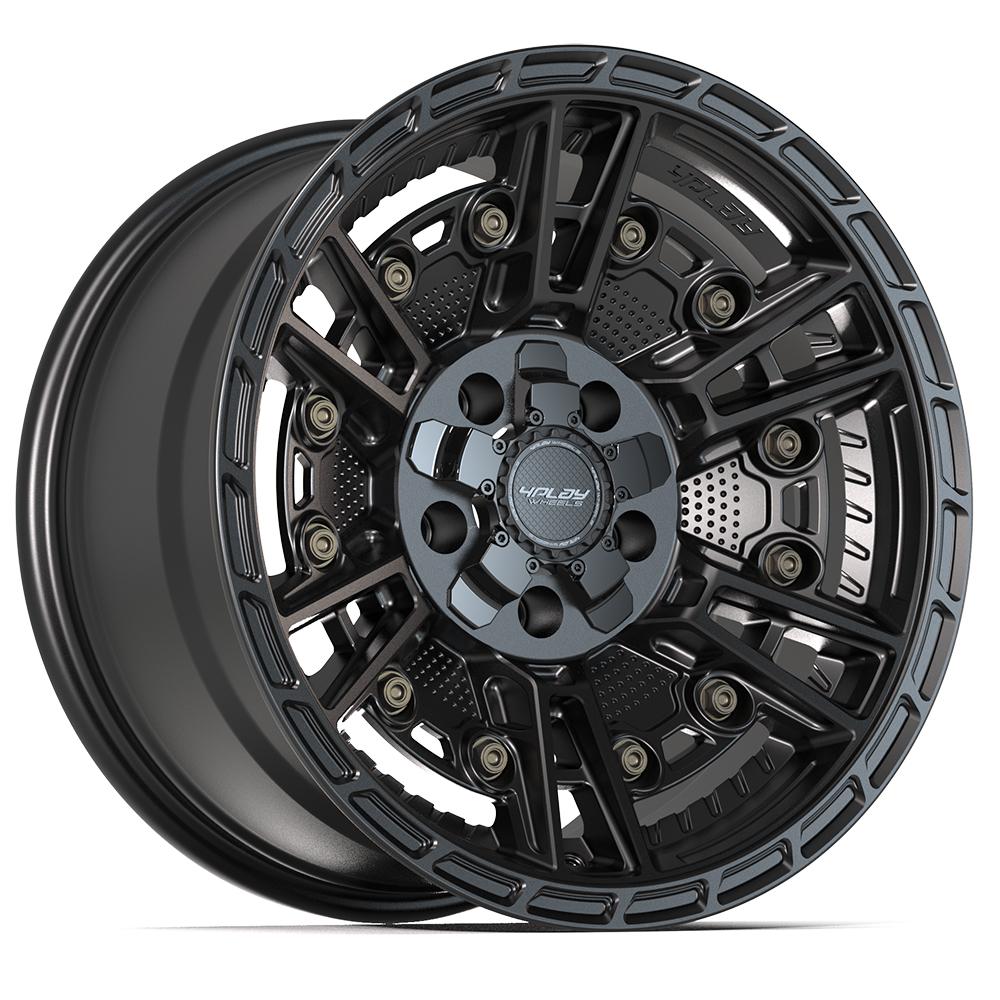 4PS01 17x9 Satin Black  WHEELS