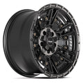 4PS01 17x9 Satin Black  WHEELS