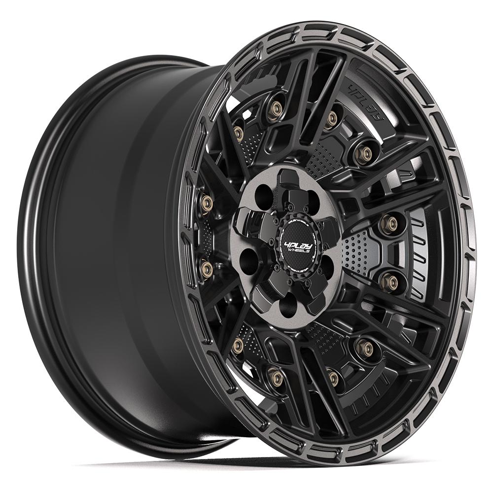 4PS01 17x9 Satin Black  WHEELS