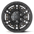 4PS01 17x9 Satin Black  WHEELS