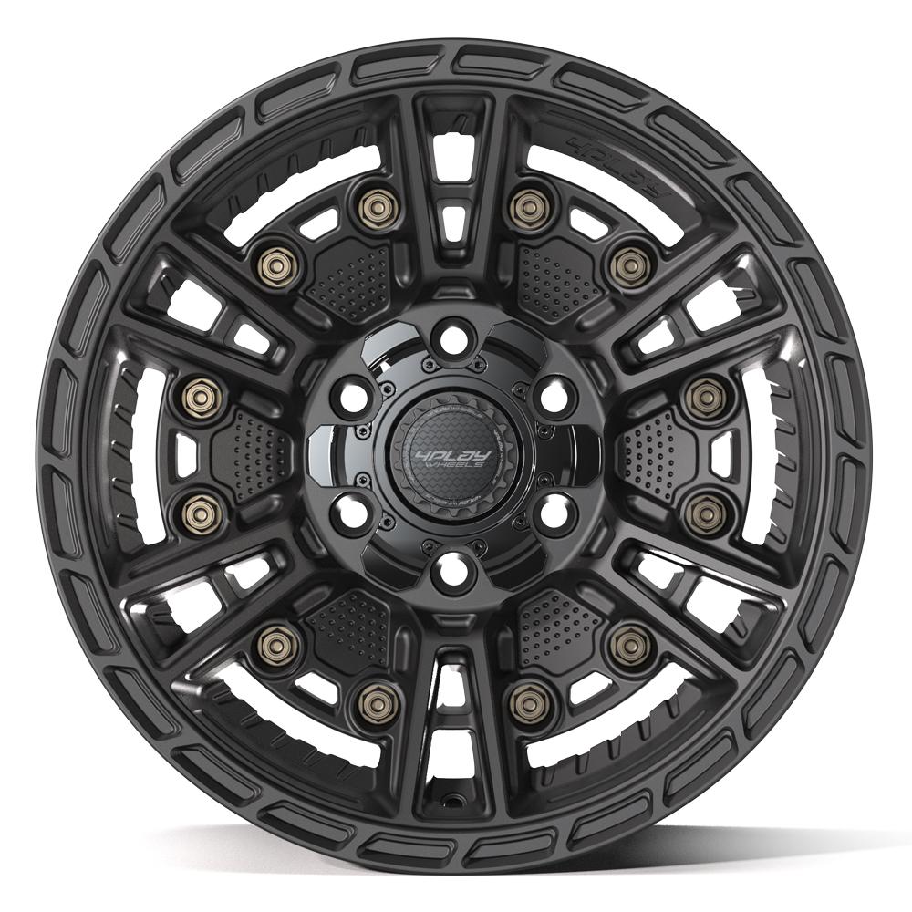 4PS01 17x9 Satin Black  WHEELS