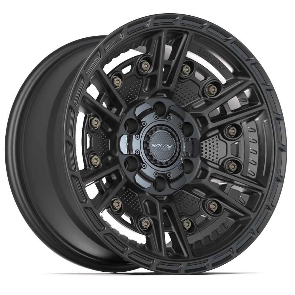 4PS01 17x9 Satin Black  WHEELS