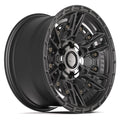 4PS01 17x9 Satin Black  WHEELS
