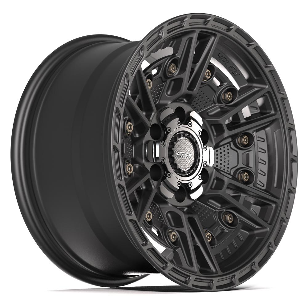 4PS01 17x9 Satin Black  WHEELS