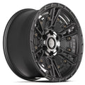 4PS01 18x9 Satin Black  WHEELS