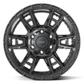 4PS20 17x9 Satin Black  WHEELS