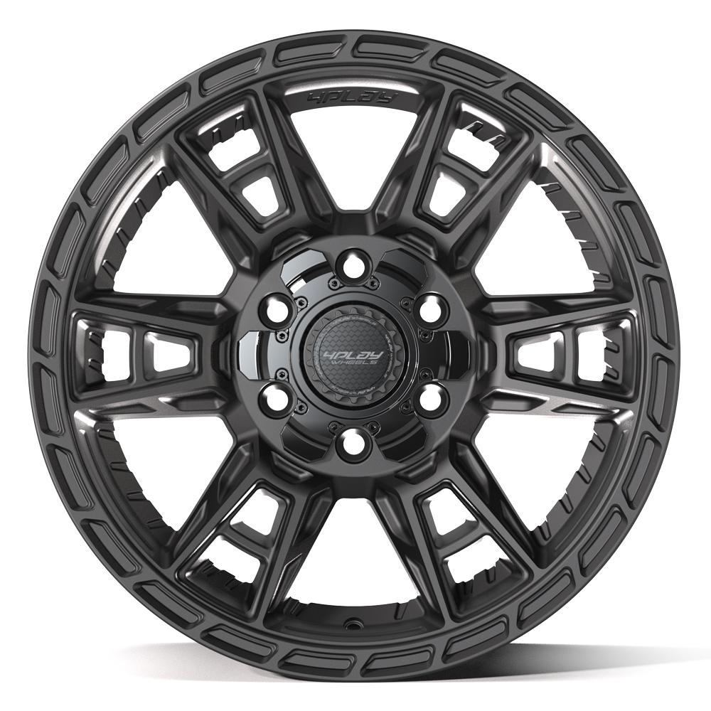 4PS20 17x9 Satin Black  WHEELS