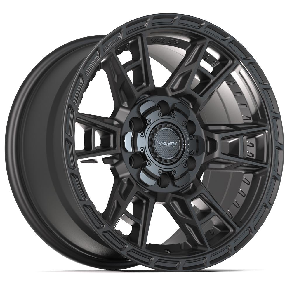 4PS20 17x9 Satin Black  WHEELS