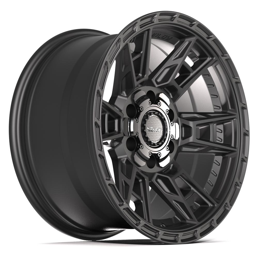 4PS20 17x9 Satin Black  WHEELS