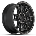 4PS20 20x9 Satin Black  WHEELS