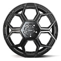 4PS26 20x9 Gloss Black w/ Brushed Face & Tinted Clear WHEELS
