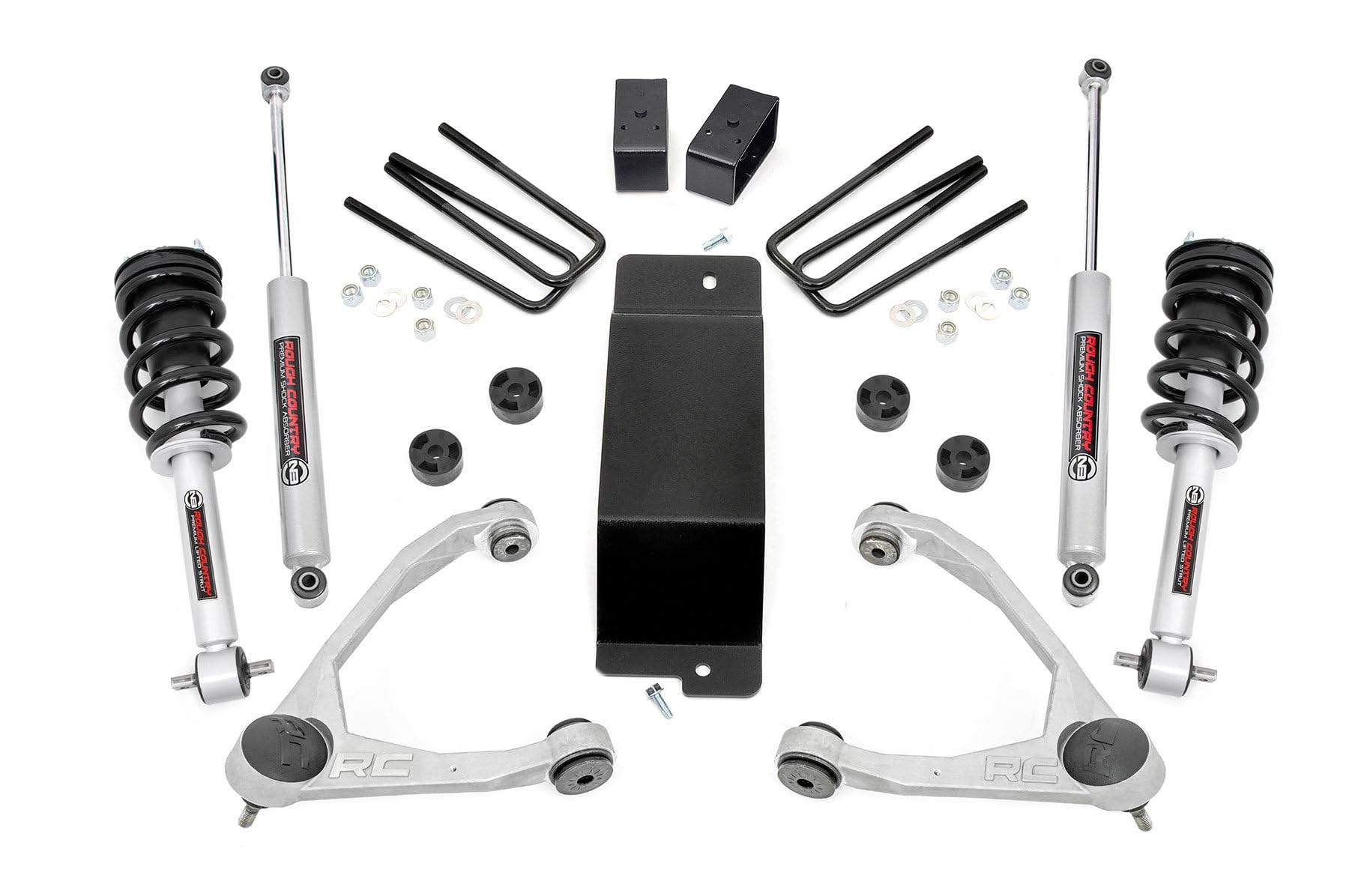 Rough Country 3.5 Inch Lift Kit with N3 Shocks 2007-2016 GMC Silverado/ Sierra