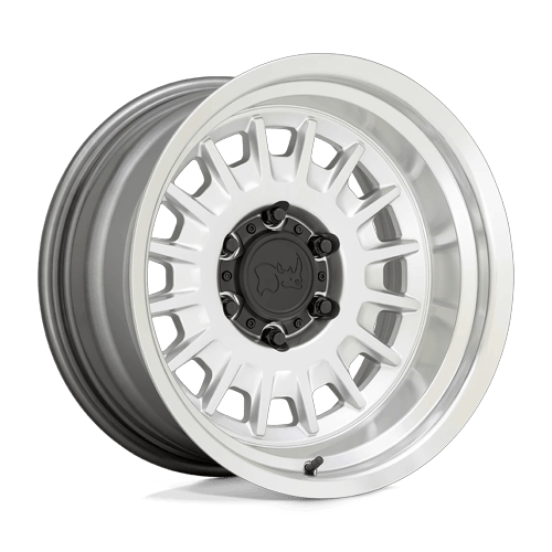 Black Rhino Hard Alloys - BR ALISO 17X8.5 6X5.5 G-SLV MIR-LP -10MM