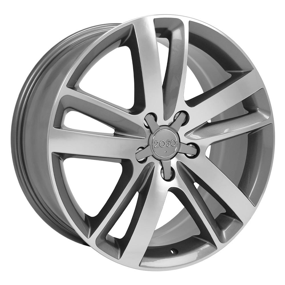 AU20 20x9 Gunmetal Machined WHEELS
