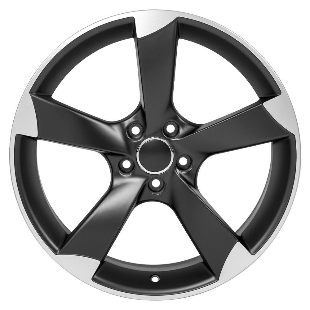 AU29 19x8.5 Satin Black Machined WHEELS