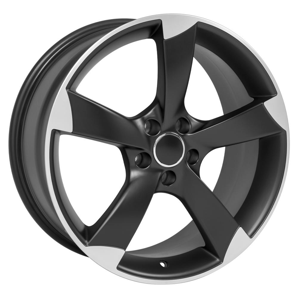 AU29 19x8.5 Satin Black Machined WHEELS