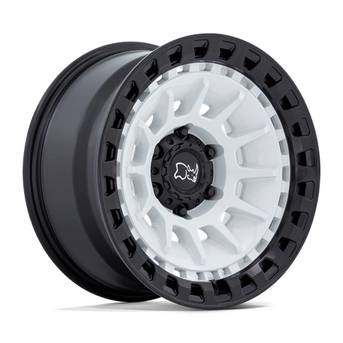 Black Rhino Hard Alloys - BARRAGE 17X8.5 5X5 71 -10 G-WHT M-BLK