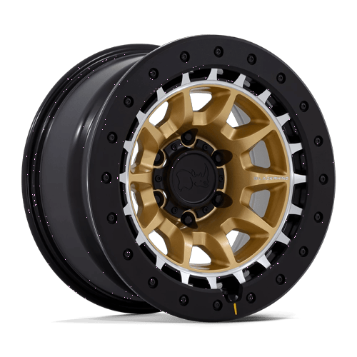 Black Rhino Hard Alloys - TUSK 17X8.5 6X135 87 +0 M-GOLD-MCH
