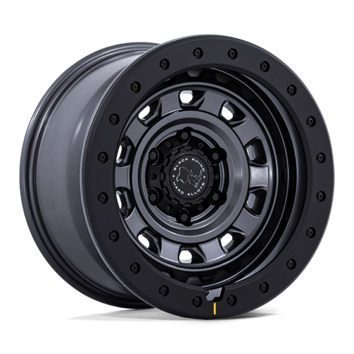 Black Rhino Hard Alloys - XPLORER 17X9 6X5.5 106.1 +1 M-GNMTL BLK