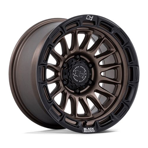 Black Rhino Hard Alloys - RIVAL 17X9 6X5.5 106 +1 B-BRNZ M-BLK